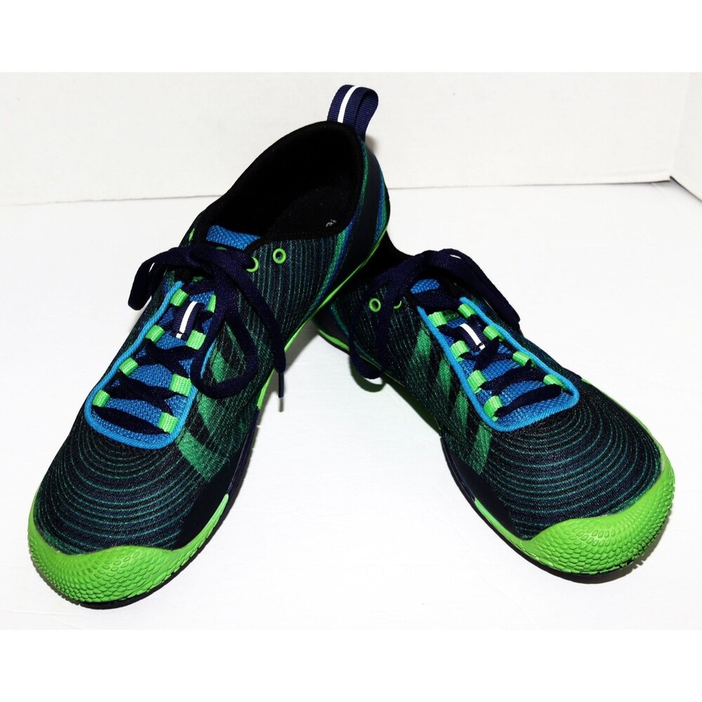 Merrell Vapor Glove 2 Barefoot Trail Running Shoes Men's 8‎ US Racer Blue Green